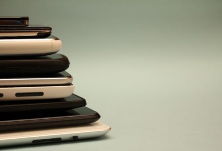 Phones - pile of smartphones