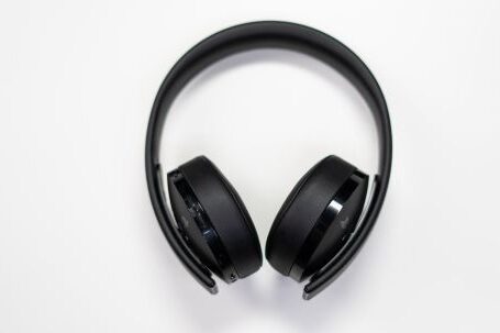 Headphones - Black Wireless Headphones on White Surface