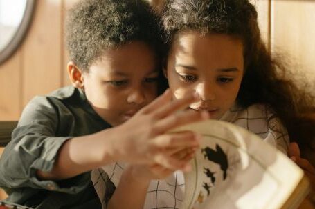 E-Readers - Two Kids Reading a Fairy Tale Book