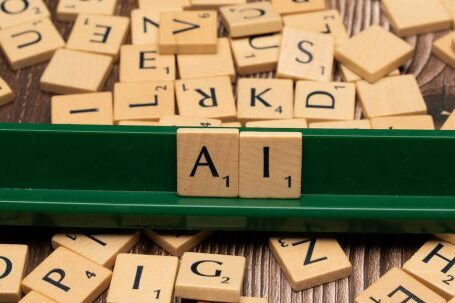 Quantum Computing - A green scrabble board with letters spelling out ai