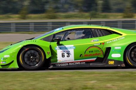 Racing Wheels - Green Sports Car on Gray Asphalt Road