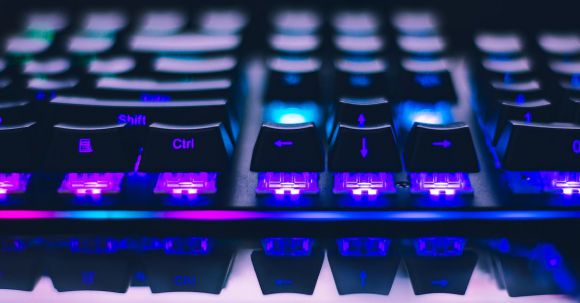 Pc - Close-Up Photo of Gaming Keyboard