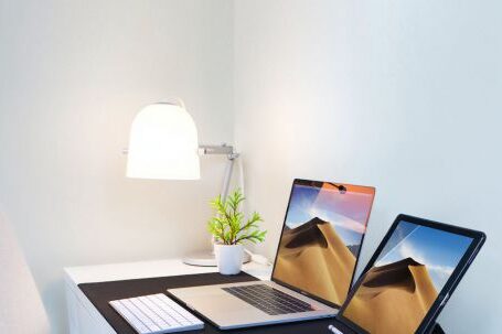 Pc - Photo of a Laptop and a Tablet on the Table