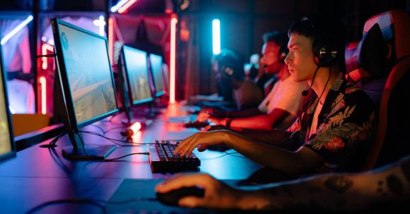 Esports Games - Men Gaming on Personal Computers